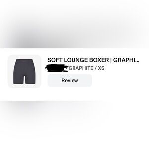 Skims Soft Lounge Boxer - Graphite